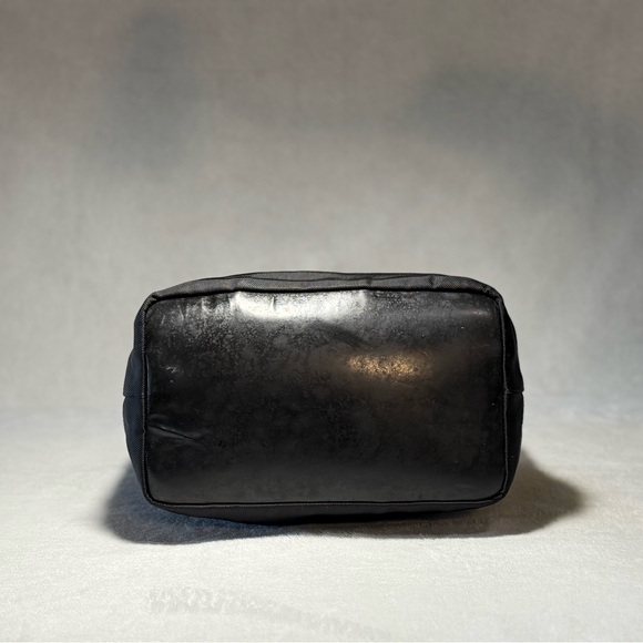 Authentic GUCCI Nylon Bamboo Handle Shoulder Bag - Picture 4 of 7